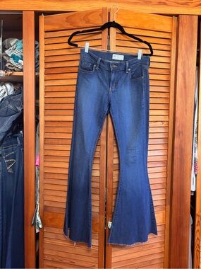 Free People Dark Blue Flare Jeans